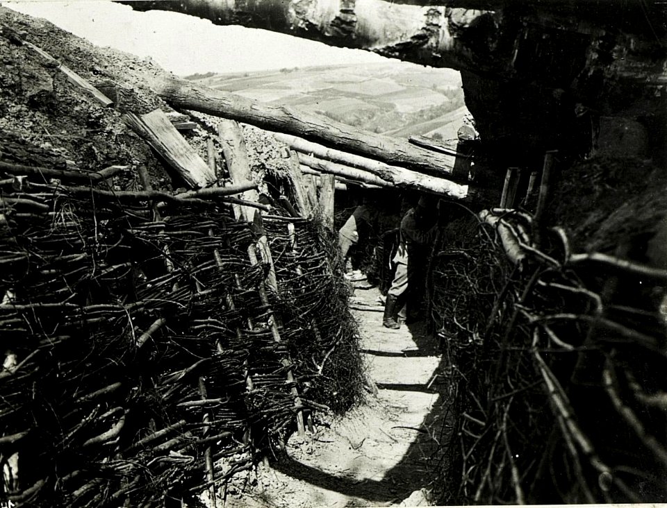 Schützengraben des 3.Truppeninfanterieregiments, 6. Kompanie. (BildID 15592729)