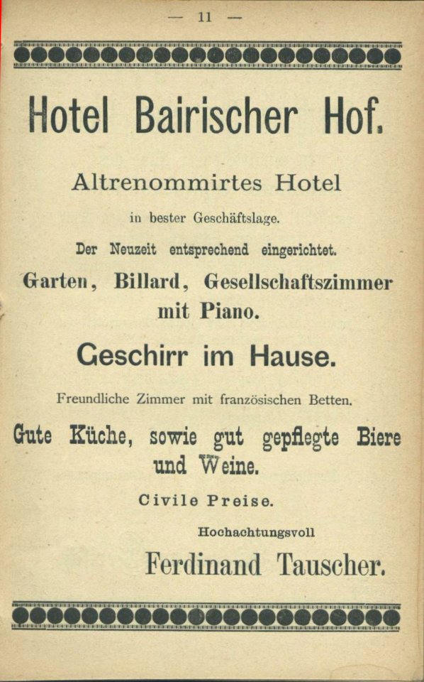 Schönheide im Erzgebirge Baierischer Hof 1894