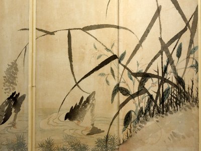 Screen with birds Joseon Guimet ITJ12 n05