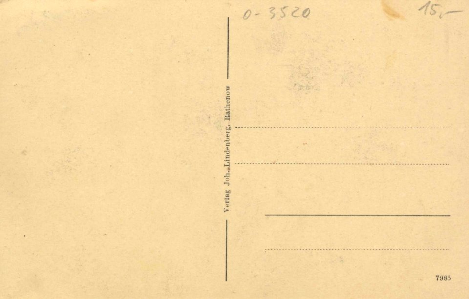 Schönhausen a. d. Elbe, Sachsen-Anhalt - Schlosspark (back) (Zeno Ansichtskarten)