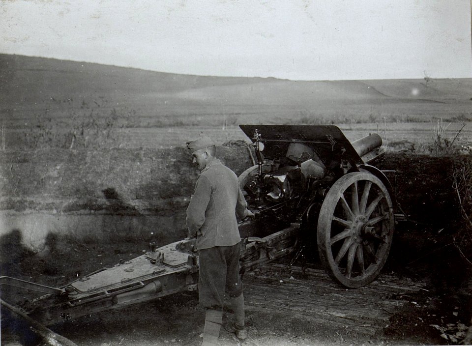 Schwere 3-5 Batterie, 15 cm Geschütz (BildID 15654565)