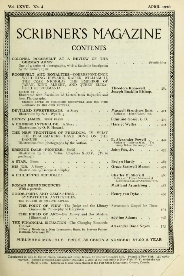 Scribner's Magazine, Volume 67-0407