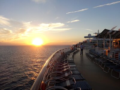 Ocean cruise water