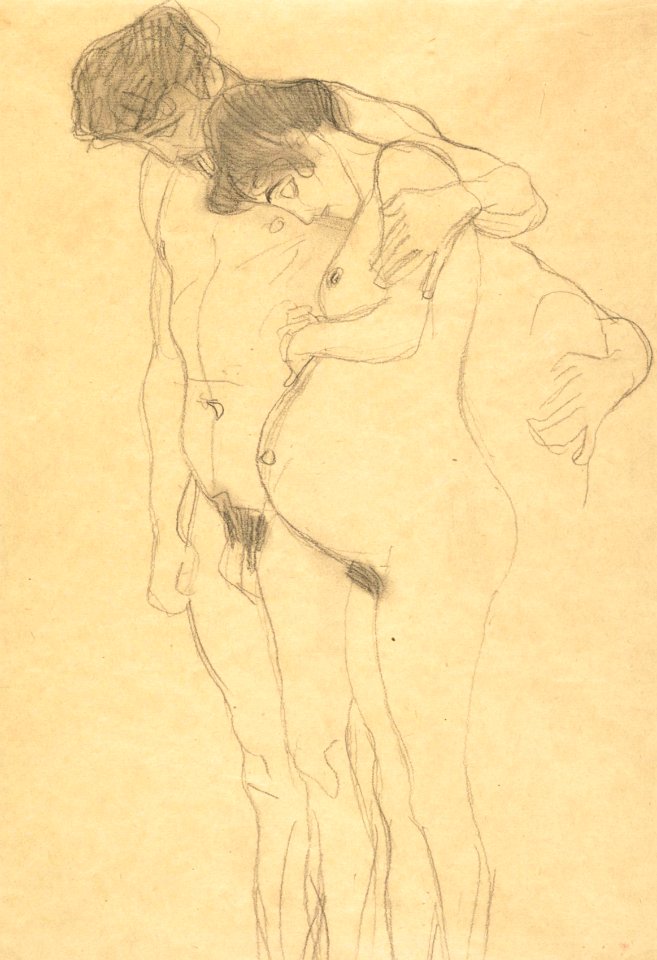 Schwangere mit Mann nach links (Pregnant Woman with Man)