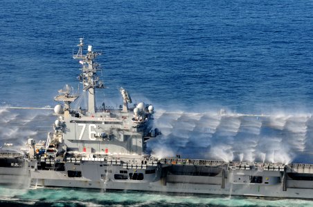 Scrub exercise concludes USS Ronald Reagan's air fly-off DVIDS131164