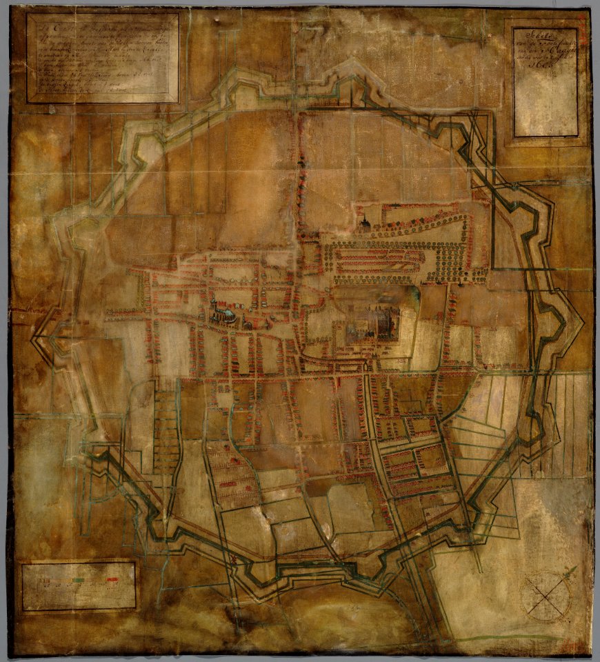Schets van de Fortificatie van den Haaghe soo die was in t Jaer 1603
