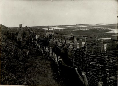 Schiess-Stand.. Aufgenommen am 25. III. 1916. Inf.Rgt.Nro.5. (BildID 15536359)