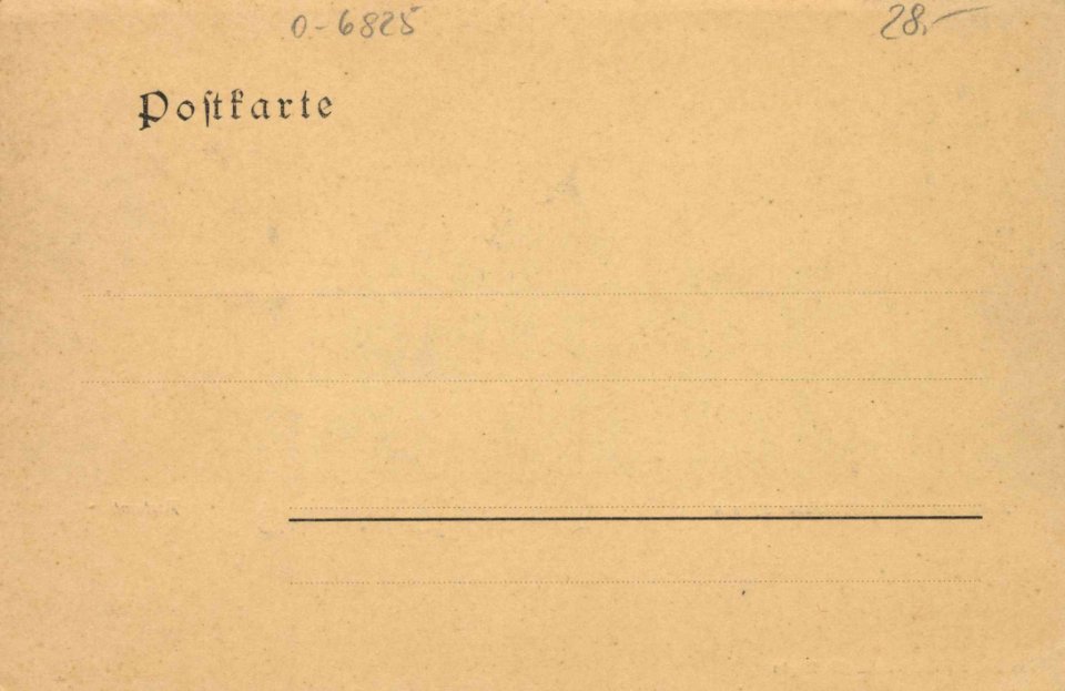 Schwarzburg, Thüringen - Thüringer Hof und Weißer Hirsch; Postamt (back) (Zeno Ansichtskarten)