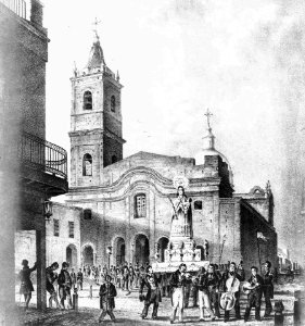 Santo Domingo por Carlos Pellegrini