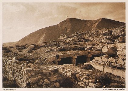 Santorin – Une citerne à Théra - Baud-bovy Daniel Boissonnas Frédéric - 1919