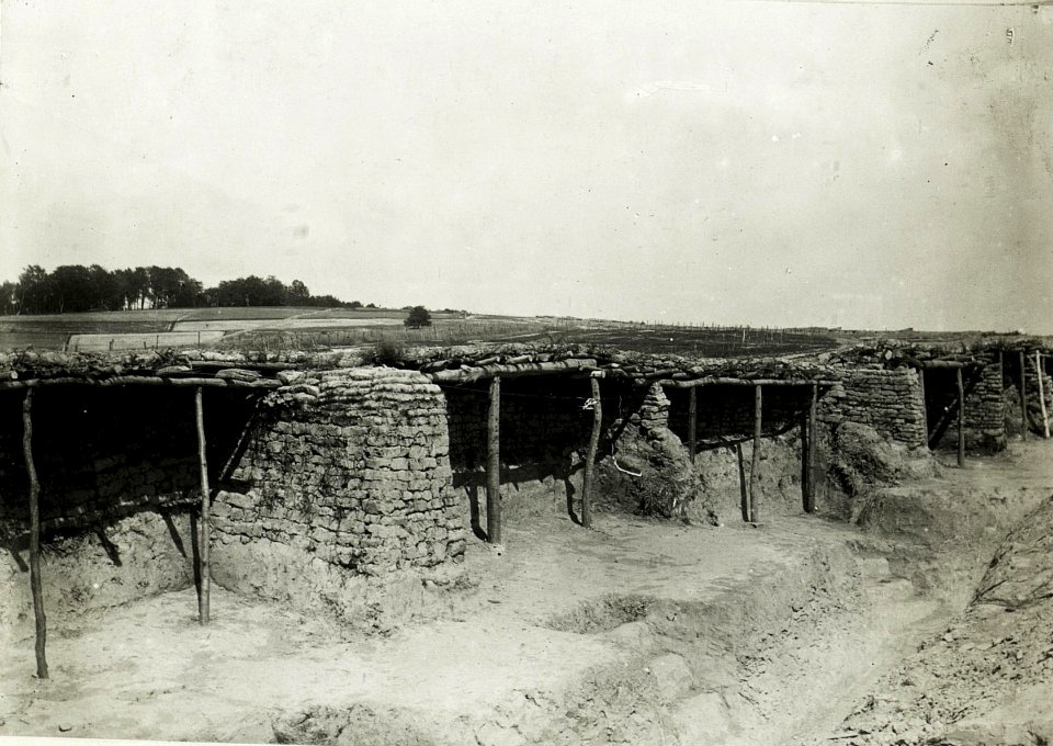 Schützengraben des 3.Truppeninfanterieregiments, 1. Kompanie. (BildID 15592610)