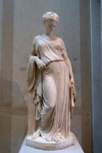 Sappho by Edward Sheffield Bartholomew, c. 1855, marble - Wadsworth Atheneum - Hartford, CT - DSC04998 photo
