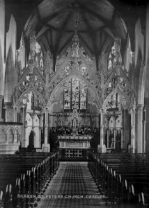 Screen St Peters Church, Cardiff (4641531)