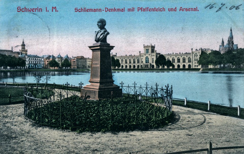 Schwerin Denkmal Heinrich Schliemann (1906)