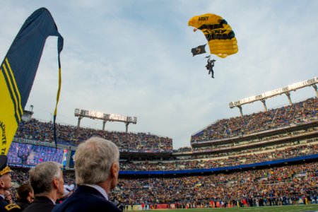 SECDEF attends the 115th Army-Navy Game 141213-N-AF077-589
