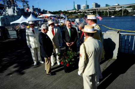 SECNAV honored at 106th Annual Rose Festival Fleet Week 150605-N-OO032-180