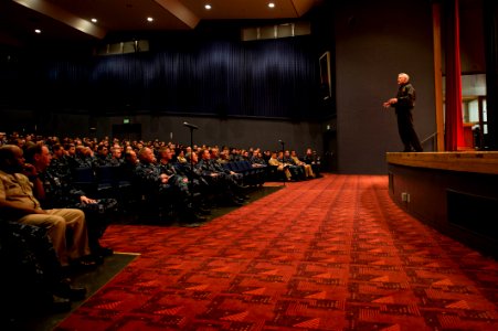 SECNAV speaks to Sailors and Marines in Japan. (8498339154)