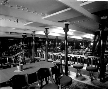 Second Class Dining Saloon on the 'Omrah' 1899 RMG G10521