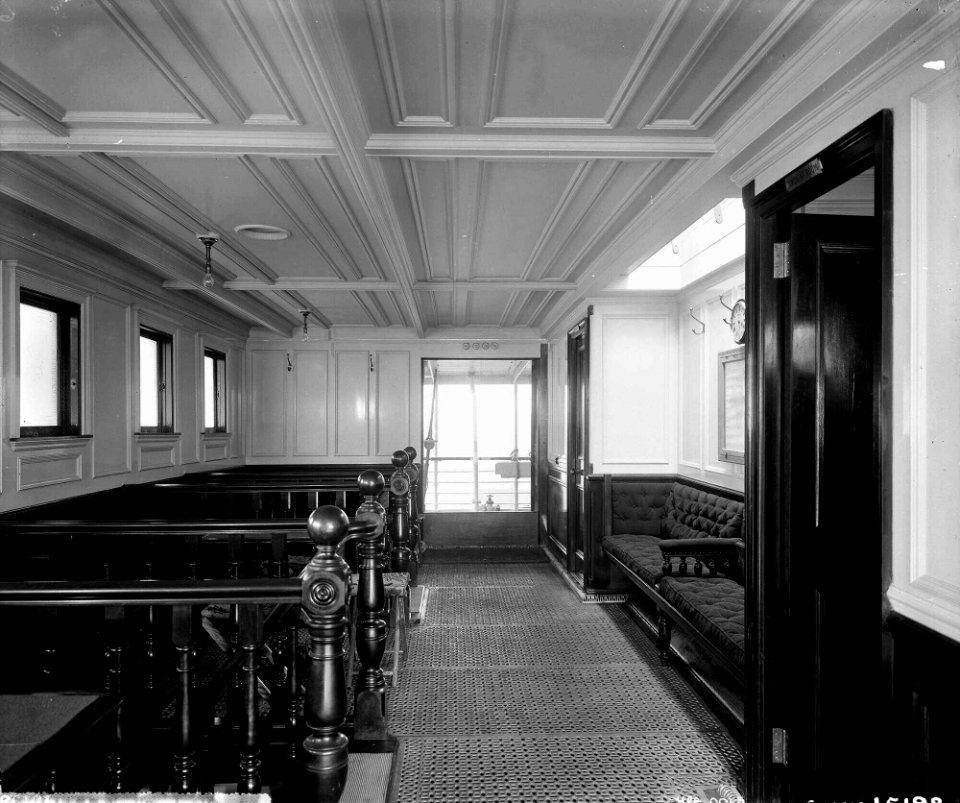 Second Class Entrance on the 'Omrah' (1899) RMG G10522