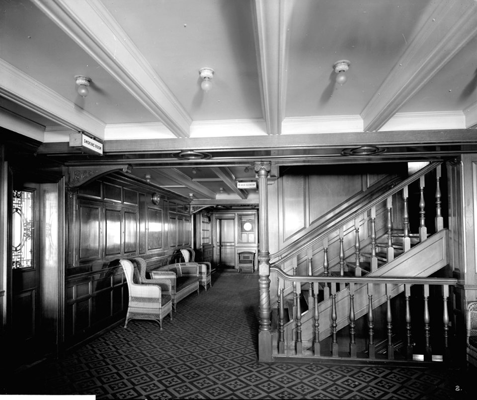 Second Class Entrance on the 'Olympic' (1911) RMG G10776