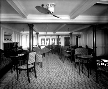 Second Class Music Room on the 'Orama' (1911) RMG G10666