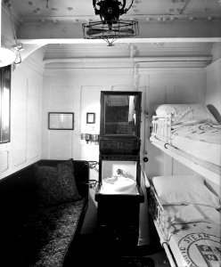Second Class stateroom on the 'Orduna' (1914) RMG G10757