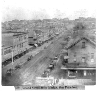 Second Street, from Market, San Francisco LCCN2002723133