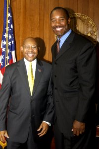 Secretary Alphonso Jackson with Charles Mann