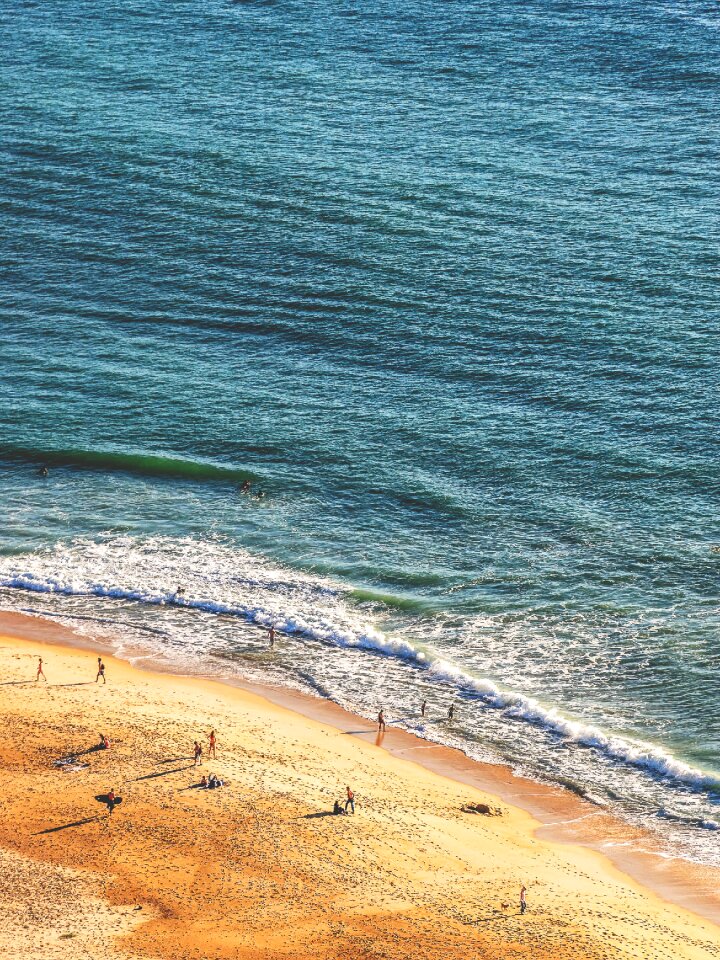 Waves nature rocks