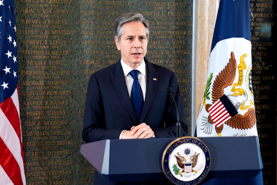 Secretary Blinken and AFSA President Rubin Participate in the AFSA Memorial Ceremony on Foreign Affairs Day (51149178738)
