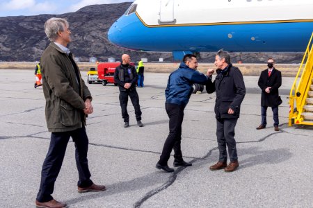 Secretary Blinken Arrives in Greenland photo