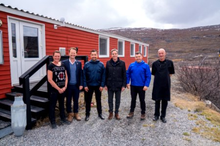 Secretary Blinken Attends a Working Lunch with Greenlandic Premier Egede, Greenlandic Foreign Minister Broberg, and Danish Foreign Minister Kofod photo
