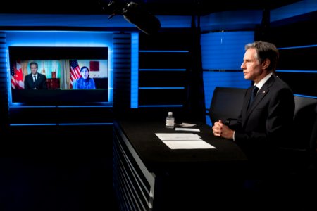 Secretary Blinken Delivers A Prerecorded Greeting to U.S. Mission Canada Staff - 50978945983 photo