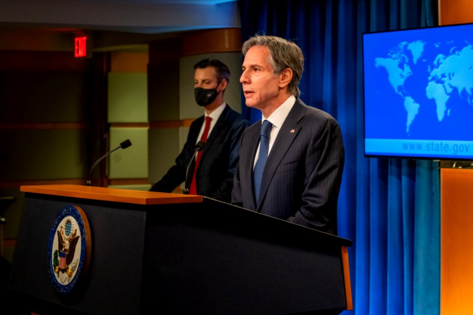 Secretary Blinken Delivers Remarks to the Media on His Virtual Trip to Mexico and Canada