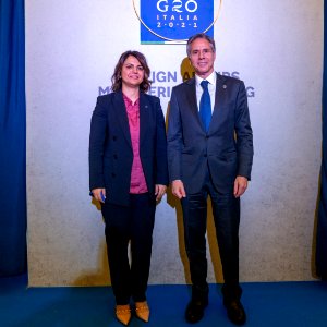 Secretary Blinken Meets with Libyan Foreign Minister Mangoush