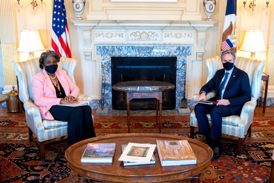 Secretary Blinken Meets with Ambassador Thomas-Greenfield