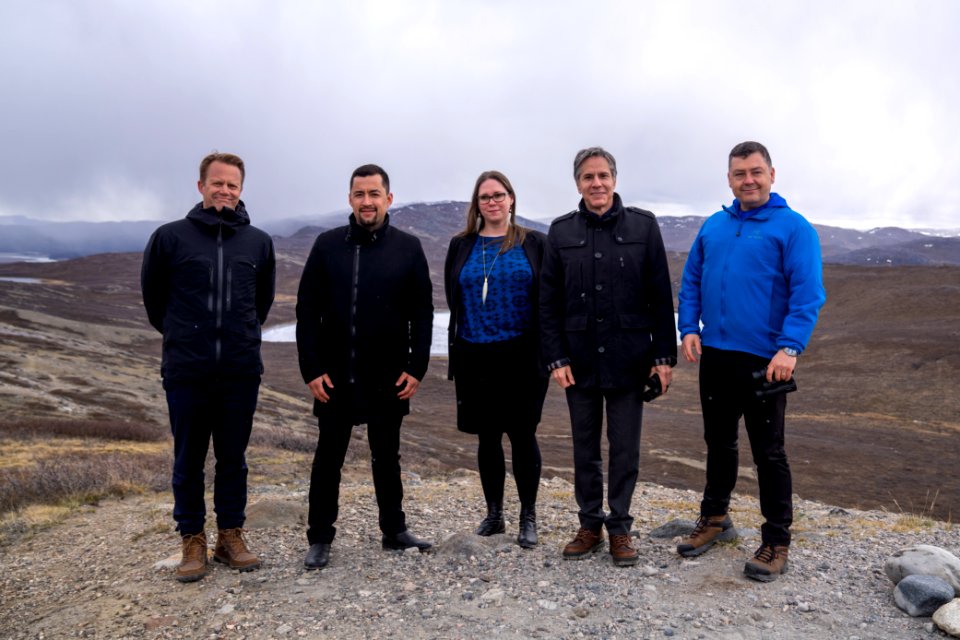 Secretary Blinken Visits Black Ridge in Greenland