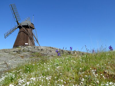 Windmill sweden mill photo