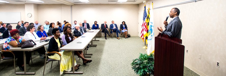 Secretary Carson visits HUD Baltimore Field Office (35641522226)