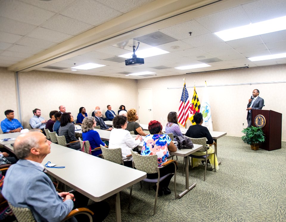 Secretary Carson visits HUD Baltimore Field Office (35550639711)