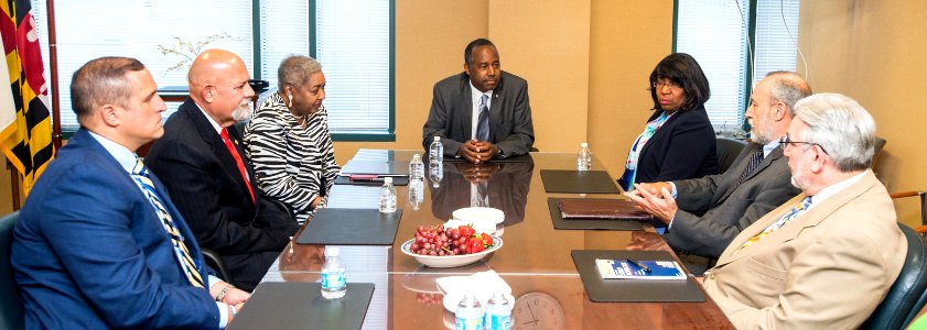 Secretary Carson visits HUD Baltimore Field Office (35641552096)