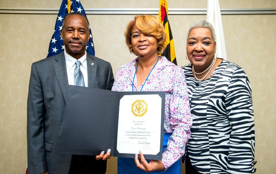 Secretary Carson visits HUD Baltimore Field Office (35680936305)