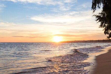 Sun sand sunset photo