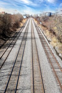 Railway perspective montréal