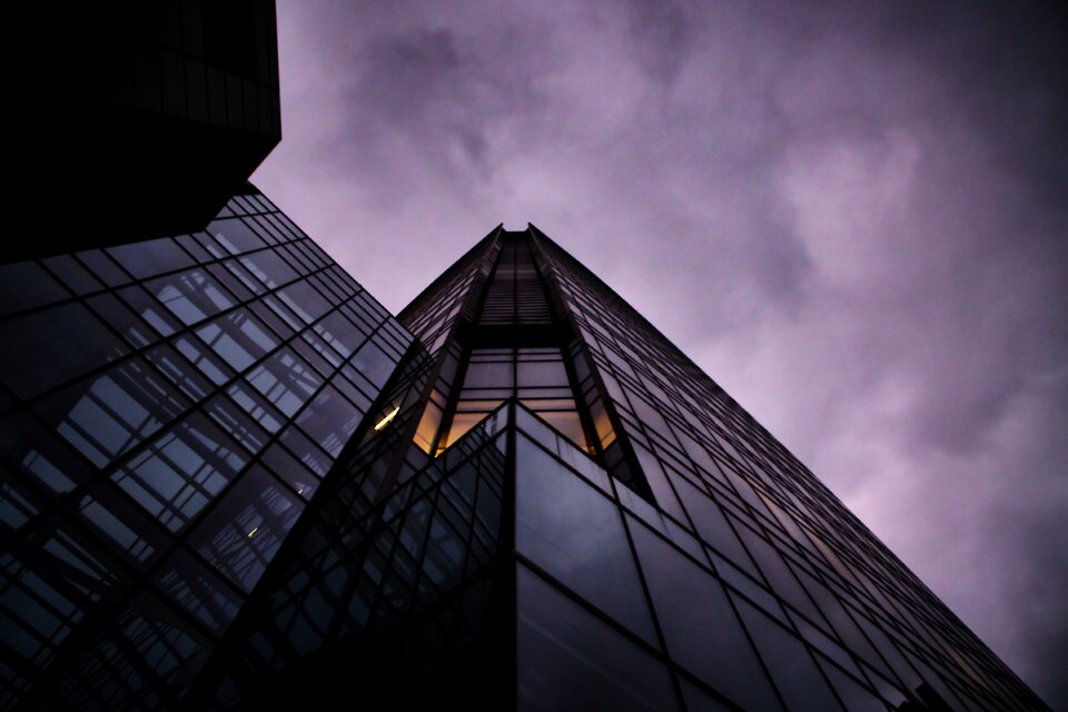 City skyscraper tower