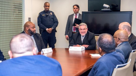 Secretary Cason visits HUD DC Field Office (39967040724)