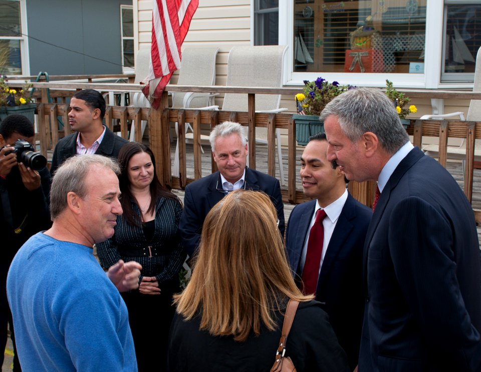 Secretary Castro in Breezy Point, NYC (22532797552)