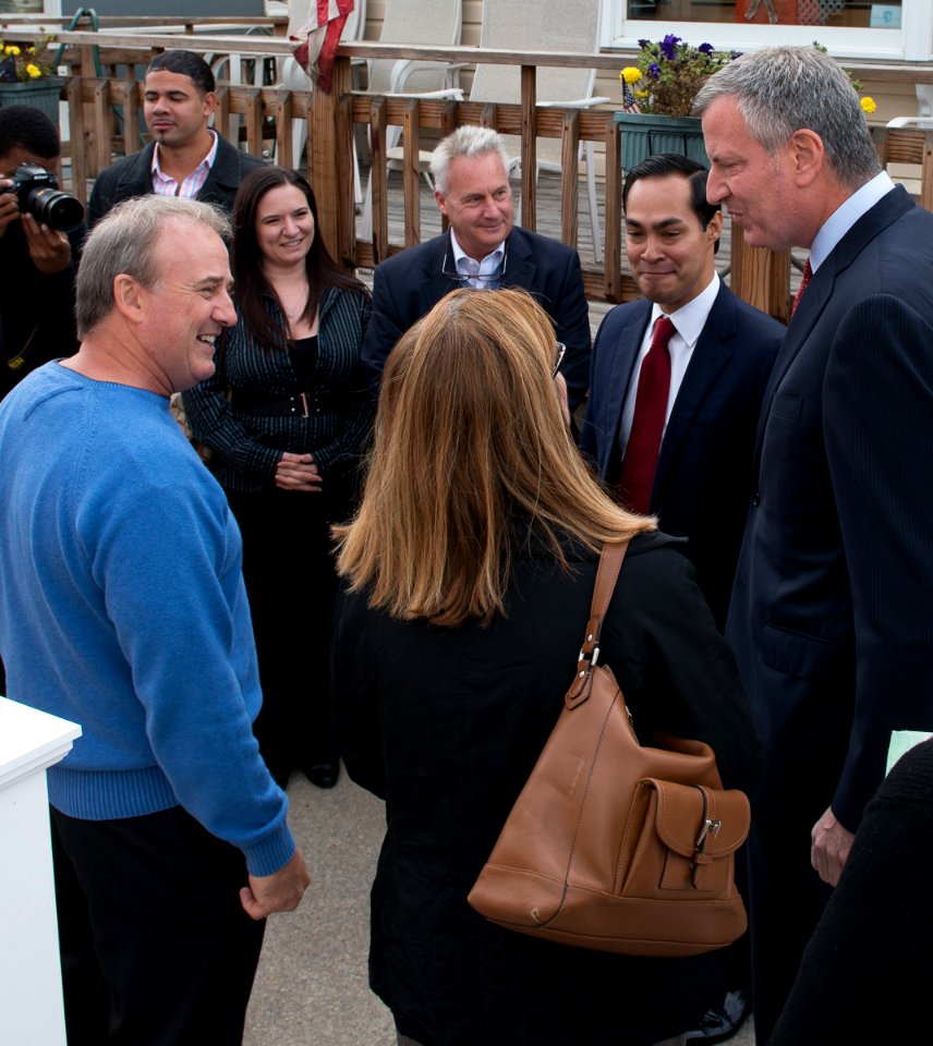 Secretary Castro in Breezy Point, NYC (21923590114)