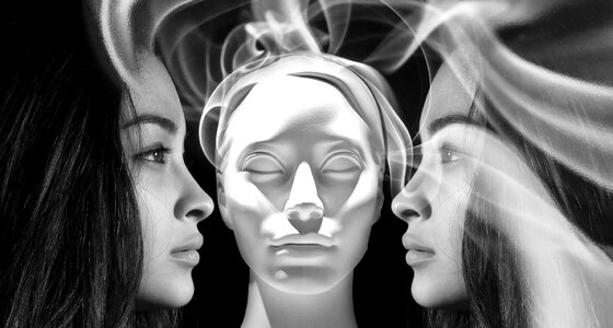 Religion woman face