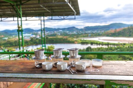 Coffee plantation drink vietnam coffee